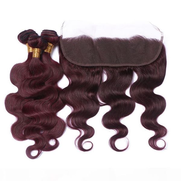 wholesale #99j wine red virgin peruvian human hair weave with frontal burgundy ear to ear 13x4 full lace frontal closure with wavy 3bundles, Black;brown
wholesale #99j wine red virgin peruvian human hair weave with frontal burgundy ear to ear 13x4 full lace frontal closure with wavy 3bundles, Black;brown