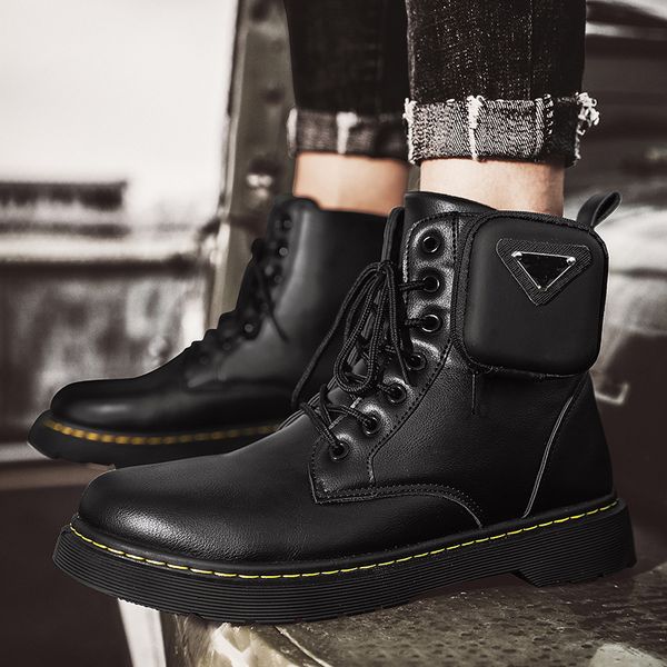 2020 men's autumn and winter high shoes martin boots for women leather booties motorcycle boots men's shoe fashion winter, Black
2020 men's autumn and winter high shoes martin boots for women leather booties motorcycle boots men's shoe fashion winter, Black
