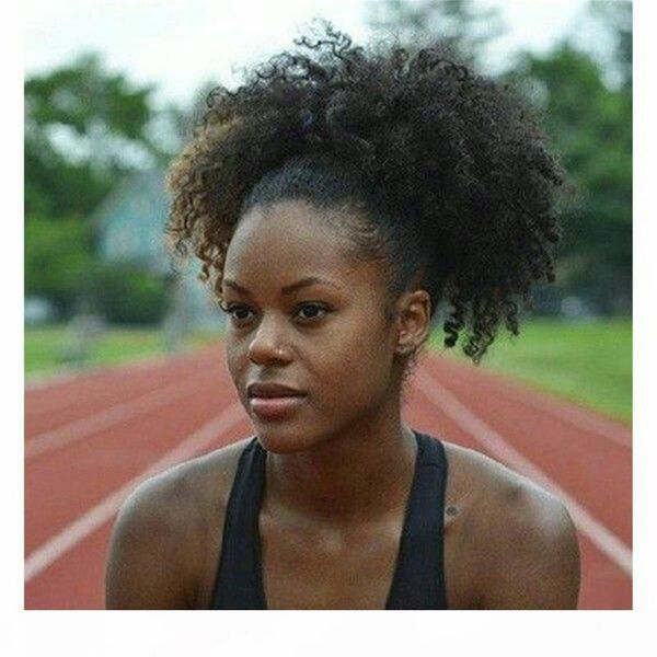 curly hair ponytail african american short afro kinky curly wrap human hair drawstring puff ponytail hair extensions with clips, Black
curly hair ponytail african american short afro kinky curly wrap human hair drawstring puff ponytail hair extensions with clips, Black