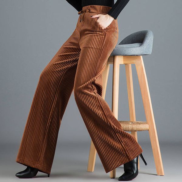 winter fall new thick women's straight loose velvet leg drop casual pants z9wh, Black;white
winter fall new thick women's straight loose velvet leg drop casual pants z9wh, Black;white