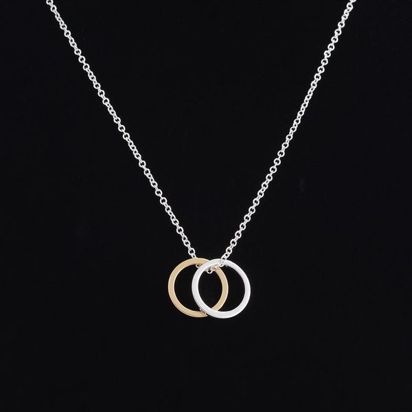 10pcs/lot fashion wholesale simple double circles pendant necklaces for women friends necklace wedding jewelry chains, Silver
10pcs/lot fashion wholesale simple double circles pendant necklaces for women friends necklace wedding jewelry chains, Silver