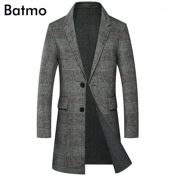 men's wool & blends batmo 2021 arrival autumn&winter plaid casual long trench coat men ,men's jackets plus-size1, Black
men's wool & blends batmo 2021 arrival autumn&winter plaid casual long trench coat men ,men's jackets plus-size1, Black