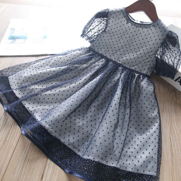 girls' 332948 spring new product ~ round neck short sve dot gauze skirt baby children's drs mq, Blue
girls' 332948 spring new product ~ round neck short sve dot gauze skirt baby children's drs mq, Blue