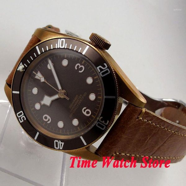 41mm corgeut coffee sterial dial gold marks coffee pvd case sapphire glass miyota automatic men's watch cor751, Slivery;brown
41mm corgeut coffee sterial dial gold marks coffee pvd case sapphire glass miyota automatic men's watch cor751, Slivery;brown