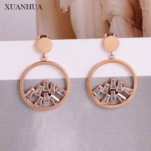 dangle & chandelier xuanhua rose gold korean earrings for women stainless steel jewelry woman zircon drop earings fashion accessories1, Silver
dangle & chandelier xuanhua rose gold korean earrings for women stainless steel jewelry woman zircon drop earings fashion accessories1, Silver