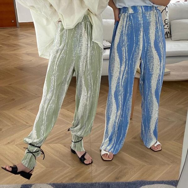 luck a tie dye wide leg pants autumn summer trousers women elastic high waist loose ribbed pants korean streetwear fashion, Black;white
luck a tie dye wide leg pants autumn summer trousers women elastic high waist loose ribbed pants korean streetwear fashion, Black;white
