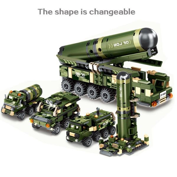 238pcs военная база 4 в 1 ракетный автомобиль строительные блоки спецназ современная армия оружие diy дети обучение игрушки подарки sqcnoy
238pcs военная база 4 в 1 ракетный автомобиль строительные блоки спецназ современная армия оружие diy дети обучение игрушки подарки sqcnoy