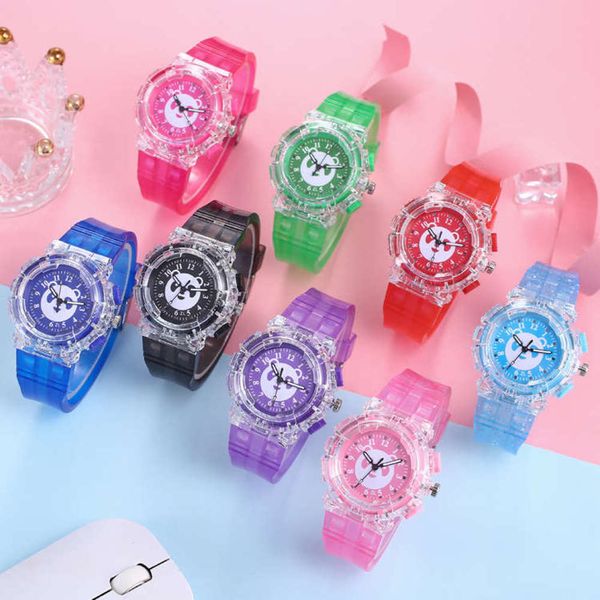 light taiwan colorful led watch creative bag panda image male and female children quartz watch, Slivery;brown
light taiwan colorful led watch creative bag panda image male and female children quartz watch, Slivery;brown