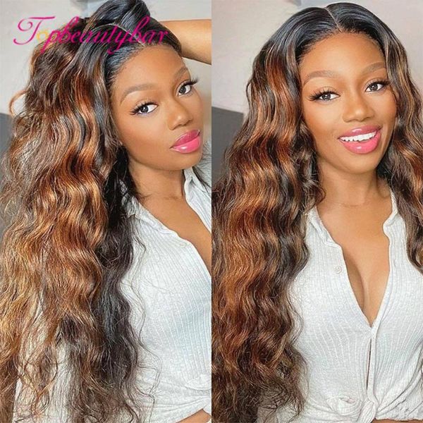 lace wigs eautybar ombre color with honey blonde highlights 13x6 front wig brazilian remy wavy human hair bleached knots, Black;brown
lace wigs eautybar ombre color with honey blonde highlights 13x6 front wig brazilian remy wavy human hair bleached knots, Black;brown