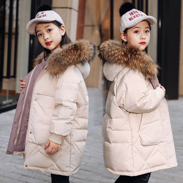 winter girls casual down jacket children's windproof warm down coat girls solid color long thick down jacket winter coat girl lj201125, Blue;gray
winter girls casual down jacket children's windproof warm down coat girls solid color long thick down jacket winter coat girl lj201125, Blue;gray