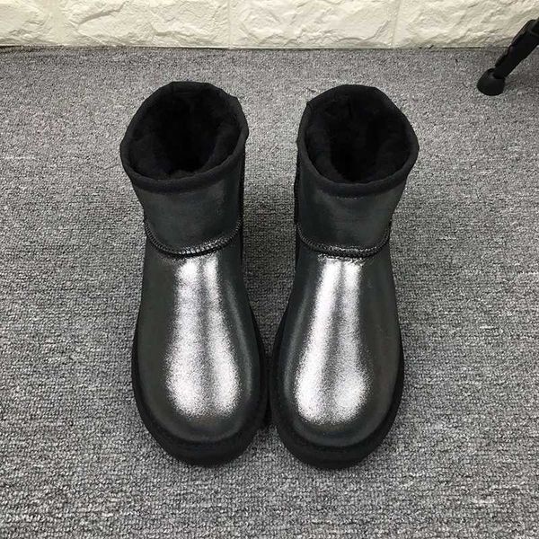 fashion natural fur women snow boots non-slip genuine sheepskin leather warm winter boots ankle shoes, Black
fashion natural fur women snow boots non-slip genuine sheepskin leather warm winter boots ankle shoes, Black