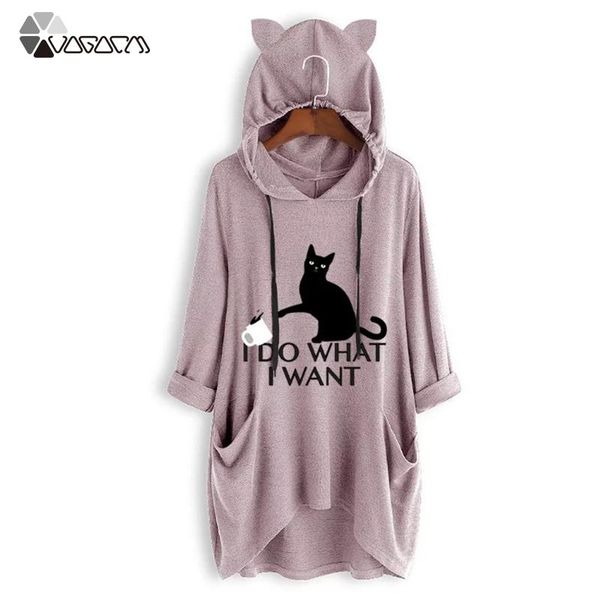 women casual hoodie dress cartoon hoodies cat print long sleeve pockets irregular pullover mujer big size 2021 autumn dresses, Black
women casual hoodie dress cartoon hoodies cat print long sleeve pockets irregular pullover mujer big size 2021 autumn dresses, Black