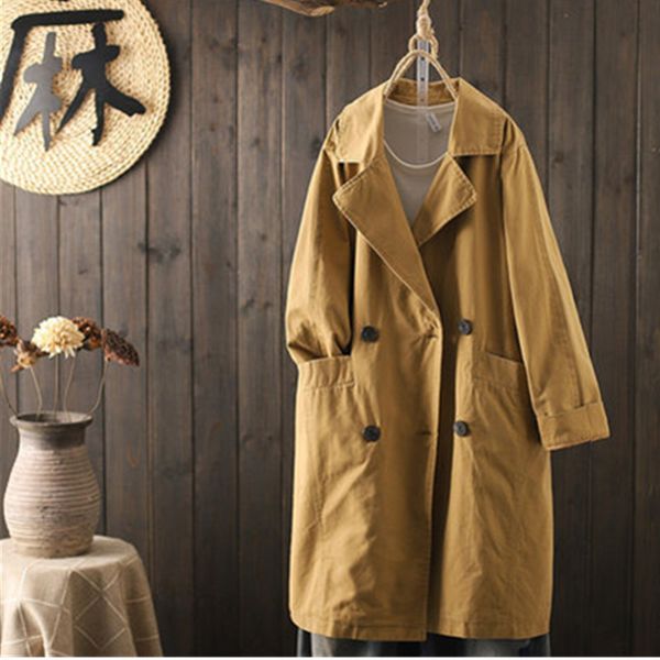 korean double-breasted trench coat women's mid-length 2020 new spring autumn loose windbreaker cardigan female outerwear, Black;white
korean double-breasted trench coat women's mid-length 2020 new spring autumn loose windbreaker cardigan female outerwear, Black;white
