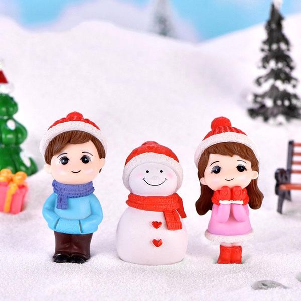 1pair resin mini couple snowman statue craftwork garden miniature micro landscape decoration maison christmas
1pair resin mini couple snowman statue craftwork garden miniature micro landscape decoration maison christmas