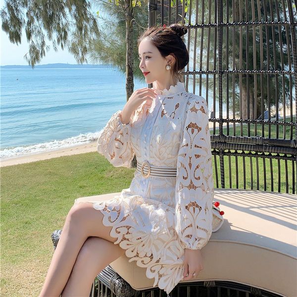2021 new dressed in beige lace sash long short sleeved skirt runway woman hollow designer out belt ooje, Black;gray
2021 new dressed in beige lace sash long short sleeved skirt runway woman hollow designer out belt ooje, Black;gray