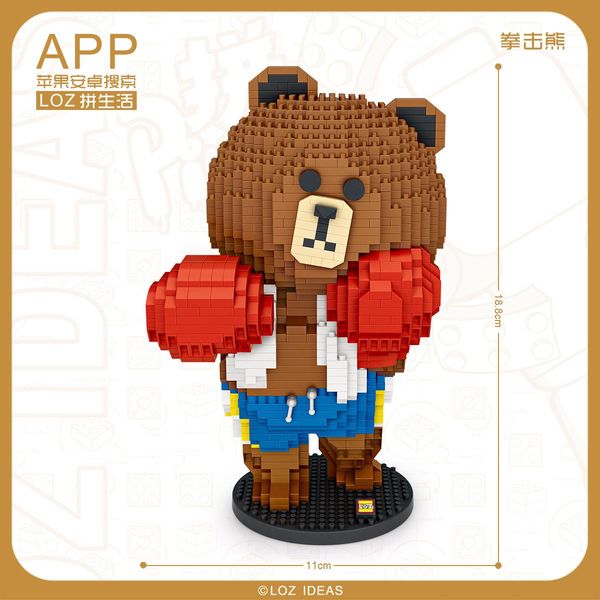 loz diamond small particle building blocks boxing bear 9041 toys for childrens birthday gift loz diamond yxlbfi rimmer 
loz diamond small particle building blocks boxing bear 9041 toys for childrens birthday gift loz diamond yxlbfi rimmer