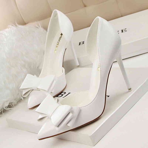 shoes show fashion sweet bow high heels stiletto shallow mouth pointed side women, Black
shoes show fashion sweet bow high heels stiletto shallow mouth pointed side women, Black