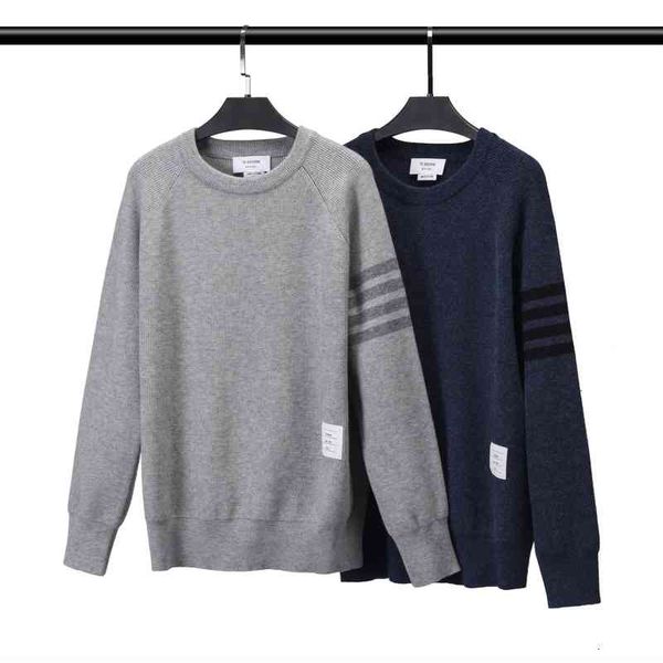 men's hoodies & sweatshirts tb browin autumn men sweater wool casual pullover women striped plus size korean design couple wear 82ws, Black
men's hoodies & sweatshirts tb browin autumn men sweater wool casual pullover women striped plus size korean design couple wear 82ws, Black