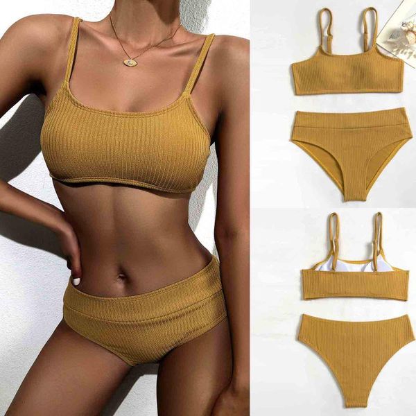 bikini 2021 swimsuit women summer summer beach solid camisole two-piece swimsuit bathing suit bikini bañadores mujer#40, White;black
bikini 2021 swimsuit women summer summer beach solid camisole two-piece swimsuit bathing suit bikini bañadores mujer#40, White;black