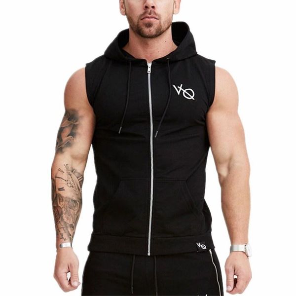 2020 new mens sleeveless sweatshirt hoodies clothing hooded tank sporting hooded for men cotton solid hoodies, Black
2020 new mens sleeveless sweatshirt hoodies clothing hooded tank sporting hooded for men cotton solid hoodies, Black