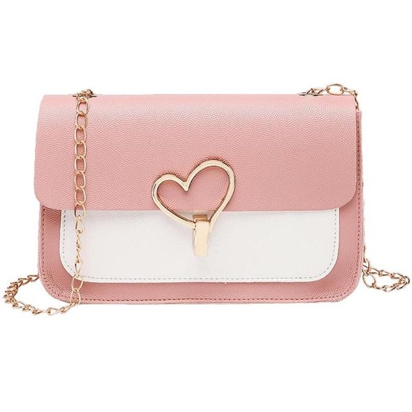 new korean heart patchwork leather women's shoulder bags sweet small girls crossbody bags cover purse mobile phone messenger bag
new korean heart patchwork leather women's shoulder bags sweet small girls crossbody bags cover purse mobile phone messenger bag