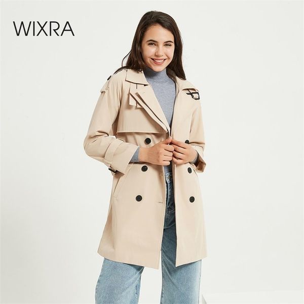 wixra fall trench jackets double breasted all match khaki long coat chic female sashes windbreaker outerwear 201031, Tan;black
wixra fall trench jackets double breasted all match khaki long coat chic female sashes windbreaker outerwear 201031, Tan;black