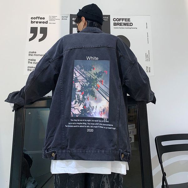 new men's graphic print jacket casual oversize 2021 fashion denim jackets hip hop male clothing korean streetwear oqku, Black;brown
new men's graphic print jacket casual oversize 2021 fashion denim jackets hip hop male clothing korean streetwear oqku, Black;brown