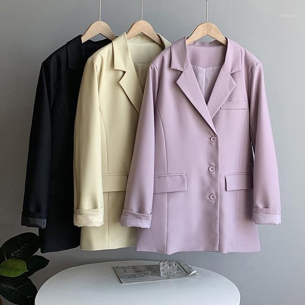 2021 spring turn down collar woman blazer solid color single breasted oversize women jackets elegant office lady suit coat 1, White;black
2021 spring turn down collar woman blazer solid color single breasted oversize women jackets elegant office lady suit coat 1, White;black