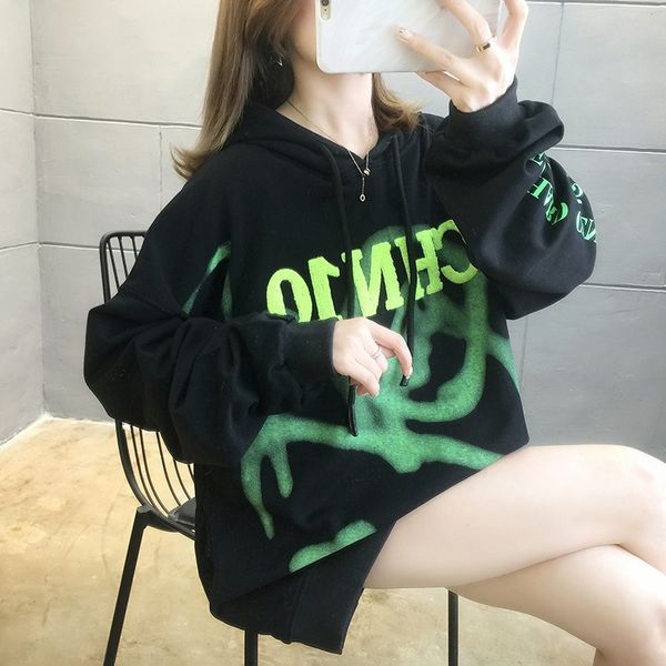 early autumn new style women sweater hoodie sweater 2020 korean super ins fashion women's long sleeve thin hoodie dn8b9, Black
early autumn new style women sweater hoodie sweater 2020 korean super ins fashion women's long sleeve thin hoodie dn8b9, Black