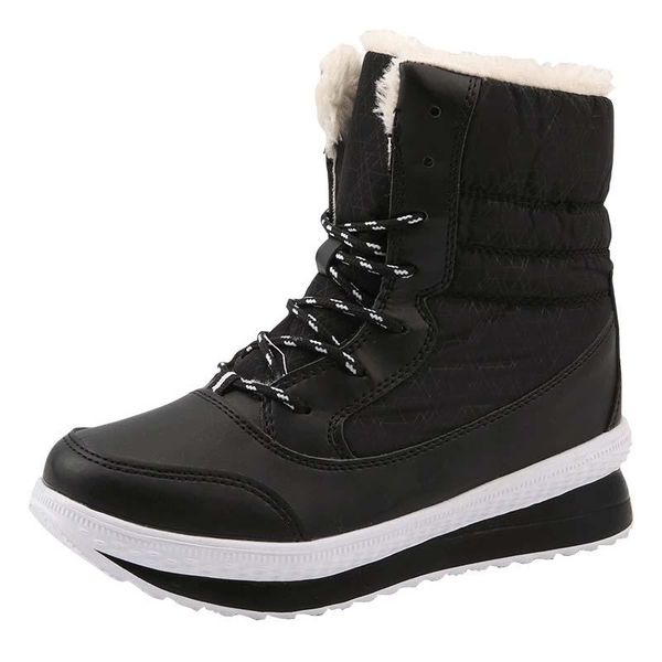 shoes women waterproof boots ladies winter woman warm fur boots outside female shoes slip on flat footwear botas mujer plus size, Black
shoes women waterproof boots ladies winter woman warm fur boots outside female shoes slip on flat footwear botas mujer plus size, Black