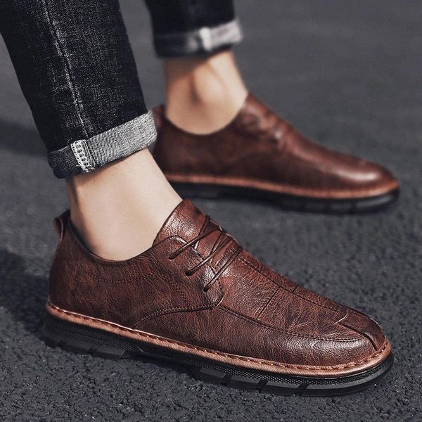 men casual shoes outdoor mens leather sewing shoes for men lace-up brand fashion flats shoes comfortable non-slip sneakers #e98l
men casual shoes outdoor mens leather sewing shoes for men lace-up brand fashion flats shoes comfortable non-slip sneakers #e98l