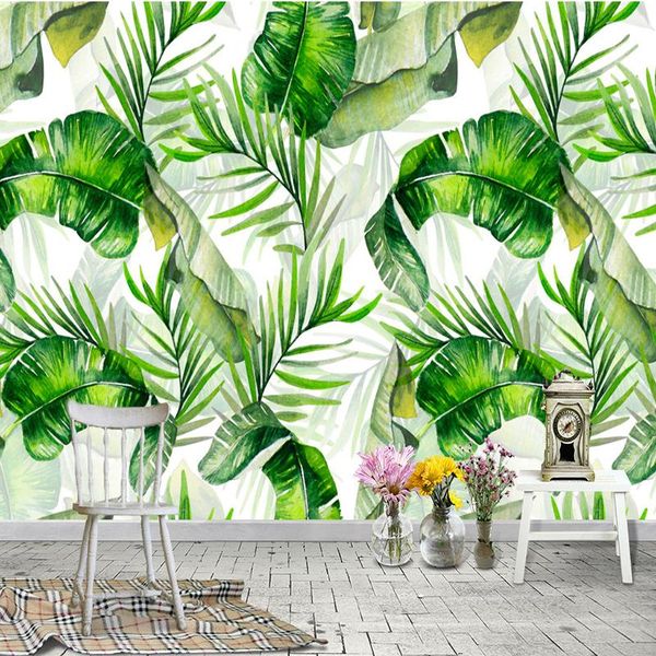 custom 3d p wallpaper nordic hand painted green plant banana leaf corridor living room bedroom decor wall mural painting
custom 3d p wallpaper nordic hand painted green plant banana leaf corridor living room bedroom decor wall mural painting