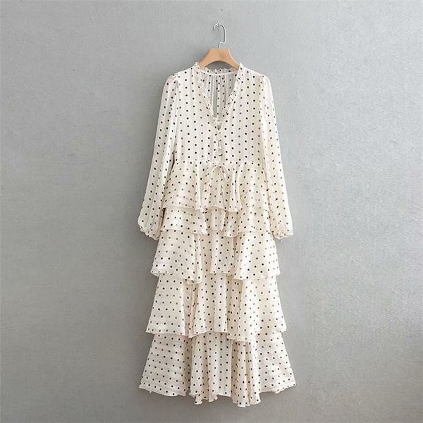 2021 new retro sweet dot print ruffles long fashion women with long-sleeve cleavage dress of women's cake dressed mujer ekxj, Black;gray
2021 new retro sweet dot print ruffles long fashion women with long-sleeve cleavage dress of women's cake dressed mujer ekxj, Black;gray