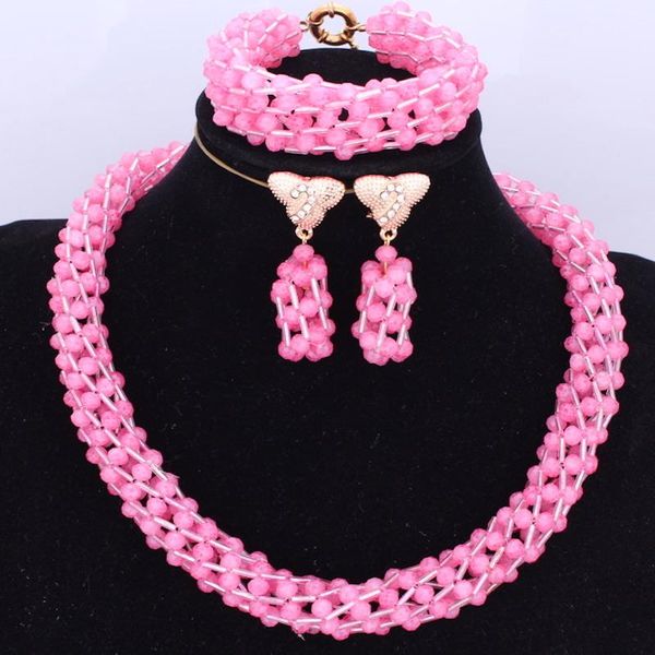 dudo elegant nigerian jewelry set for women peach african bridal necklace and earrings set bracelet 2020, Silver
dudo elegant nigerian jewelry set for women peach african bridal necklace and earrings set bracelet 2020, Silver