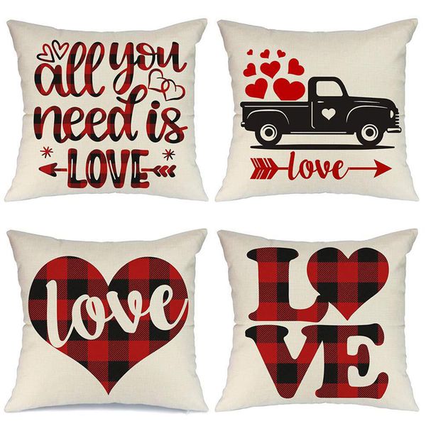 valentines day throw pillow covers 18" buffalo check heart love truck decorative cushion pillow case home decor jk2101ph
valentines day throw pillow covers 18" buffalo check heart love truck decorative cushion pillow case home decor jk2101ph