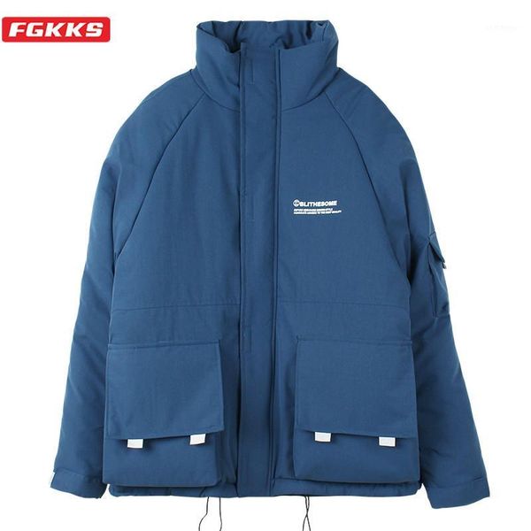 fgkks brand men fashion parkas winter new men's multi-pocket solid color parka coats high street casual parka male clothing1, Black
fgkks brand men fashion parkas winter new men's multi-pocket solid color parka coats high street casual parka male clothing1, Black