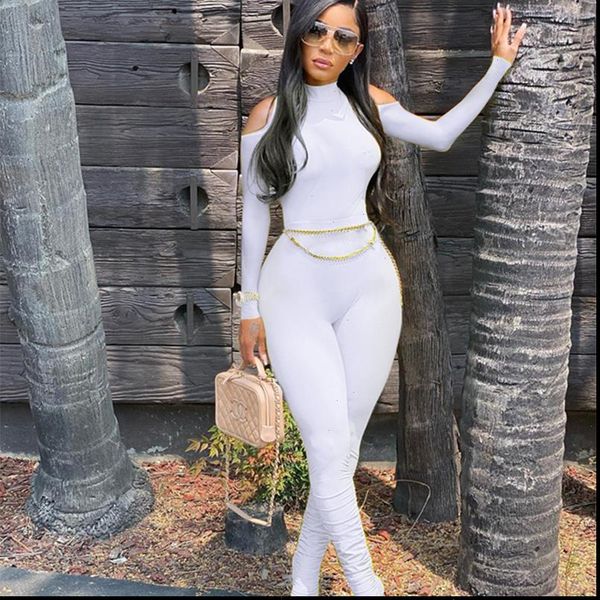 bandage bodycon jumpsuit long sleeve stacked one piece jumpsuit women fall clothing 2020 overalls party jumpsuit clubwear, Black;white
bandage bodycon jumpsuit long sleeve stacked one piece jumpsuit women fall clothing 2020 overalls party jumpsuit clubwear, Black;white