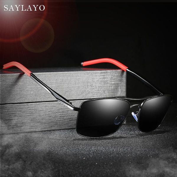 sunglasses saylayo brand retro men's square polarized lens vintage eyewear accessories driving sun glasses for men, White;black
sunglasses saylayo brand retro men's square polarized lens vintage eyewear accessories driving sun glasses for men, White;black