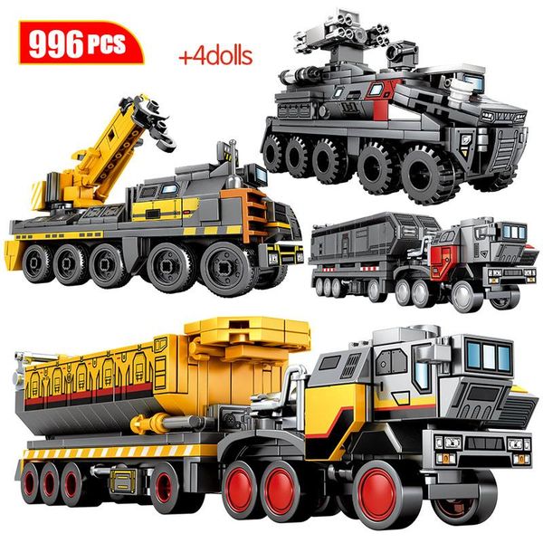 996pcs город грузового транспорт грузовых строительные блоки для кирпичей technic блуждающей земли автомобилей военного автомобиля игрушка д 
996pcs город грузового транспорт грузовых строительные блоки для кирпичей technic блуждающей земли автомобилей военного автомобиля игрушка д