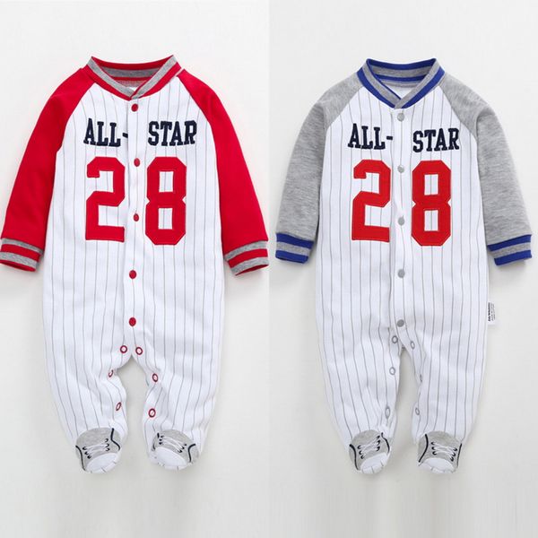 wholesale 2021 new spring baby romper children one-piece footies letters print baseball long sleeve jumpsuits e090, Blue
wholesale 2021 new spring baby romper children one-piece footies letters print baseball long sleeve jumpsuits e090, Blue