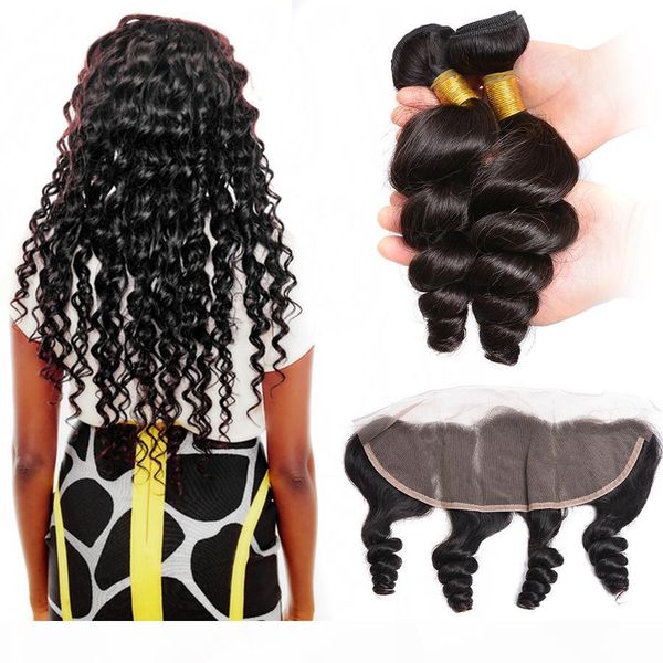 brazilian virgin human hair bundle weaves closure loose wave 5pcs lot brazilian hair loose wave with 13x4 lace frontal closure baby hair, Black;brown
brazilian virgin human hair bundle weaves closure loose wave 5pcs lot brazilian hair loose wave with 13x4 lace frontal closure baby hair, Black;brown