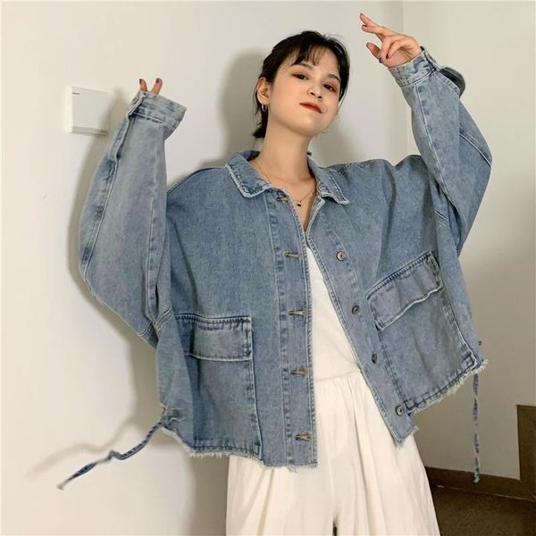 women's jackets women denim jacket jean for loose casual blue fashionable coats female outwear feminine 5169, Black;brown
women's jackets women denim jacket jean for loose casual blue fashionable coats female outwear feminine 5169, Black;brown