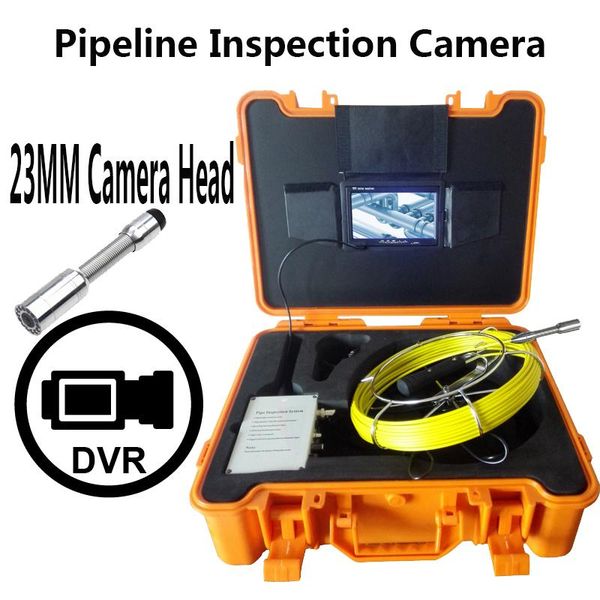 7inch hd color display pipeline endoscope inspection camera 20m cable diameter 23mm camera head with dvr function
7inch hd color display pipeline endoscope inspection camera 20m cable diameter 23mm camera head with dvr function