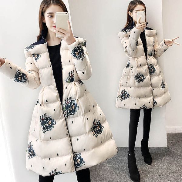 stand collar long winter jacket women a-line print coat women thicken parkas mujer warm overcoat cotton jacket female c5810 201029, Black
stand collar long winter jacket women a-line print coat women thicken parkas mujer warm overcoat cotton jacket female c5810 201029, Black