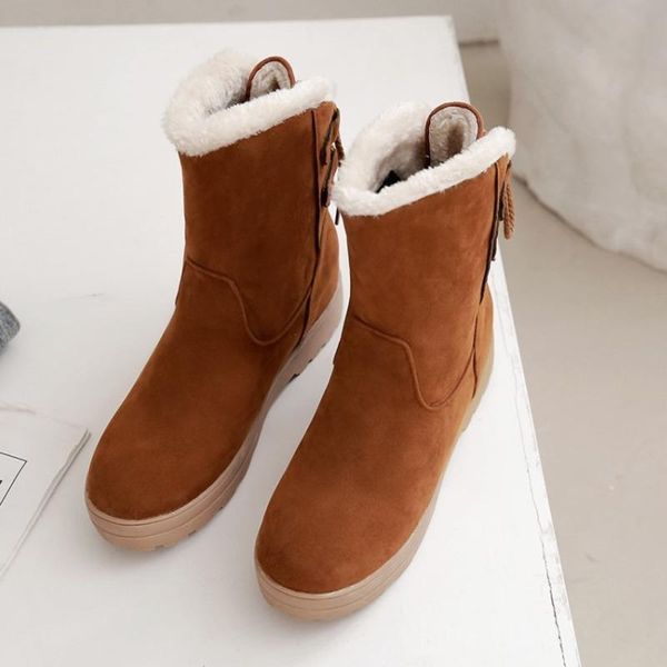 suede women's platform snow boots plush wool fur warm ankle boots 2021 ladies behind lace-up short shoes plus size 34-40, Black
suede women's platform snow boots plush wool fur warm ankle boots 2021 ladies behind lace-up short shoes plus size 34-40, Black