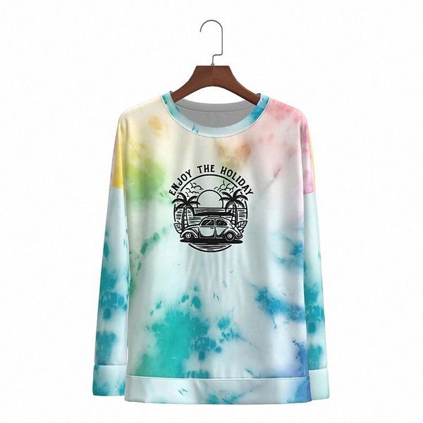 women's t shirt graphic tie dye text long sleeve print round neck basic basic blue yellow green c3qp#, White
women's t shirt graphic tie dye text long sleeve print round neck basic basic blue yellow green c3qp#, White