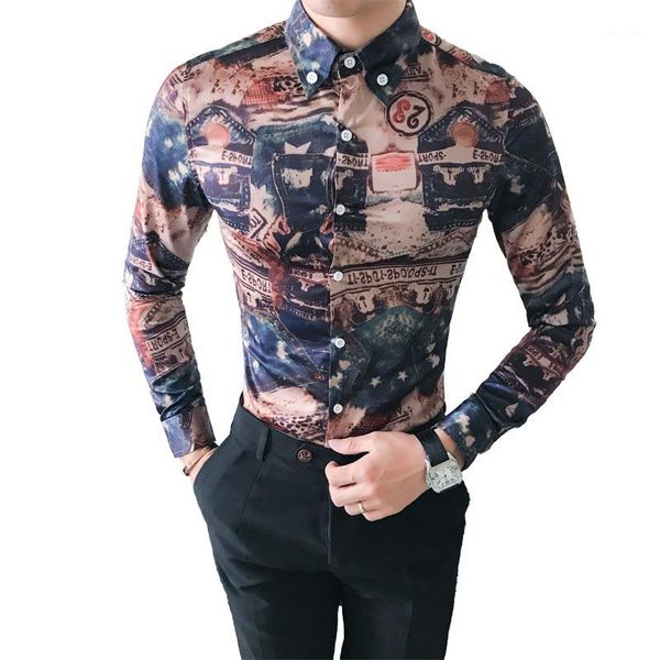 3xl- night club shirt men korean retro slim fit long sleeve tuxedo shirts social stylish print party dress chemise homme sale1, White;black
3xl- night club shirt men korean retro slim fit long sleeve tuxedo shirts social stylish print party dress chemise homme sale1, White;black
