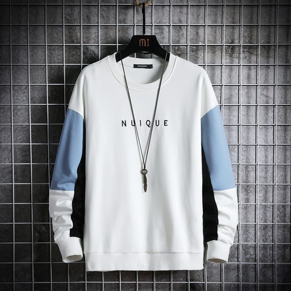autumn winter sweatshirt men long sleeve hoodies mens harajuku 2020 new fashion patchwork sweatshirt casual o-neck stre c0127, Black
autumn winter sweatshirt men long sleeve hoodies mens harajuku 2020 new fashion patchwork sweatshirt casual o-neck stre c0127, Black