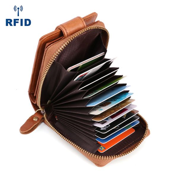 multi card position fashion leather organ type card bag for men multi function magnetic proof credit card bag short wallet, Brown;gray
multi card position fashion leather organ type card bag for men multi function magnetic proof credit card bag short wallet, Brown;gray