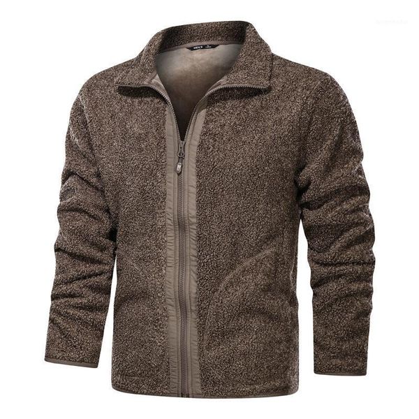 2020 new fleece warm men's jacket plus velvet solid color lapel casual winter jacket men urban leisure zipper mens1, Black;brown
2020 new fleece warm men's jacket plus velvet solid color lapel casual winter jacket men urban leisure zipper mens1, Black;brown
